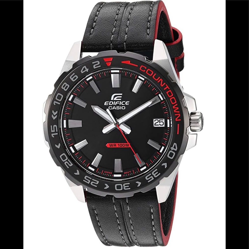 NWT-Casio-Men's Edifice Quartz Watch